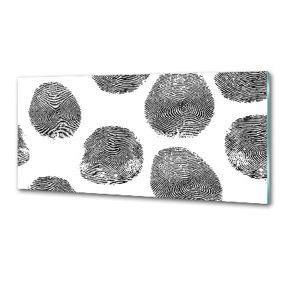 Salpicadero para cocina Huellas dactilares