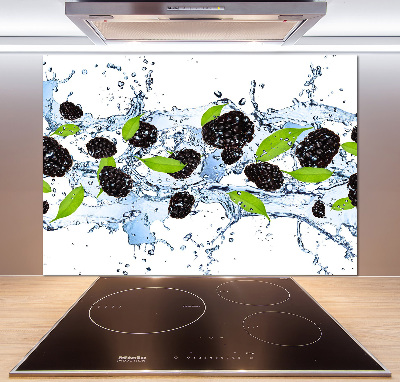 Panel antisalpicaduras Moras y agua