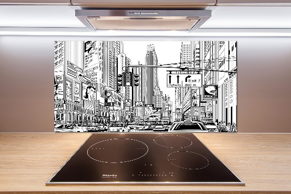 Panel para cocina Calles de Nueva York
