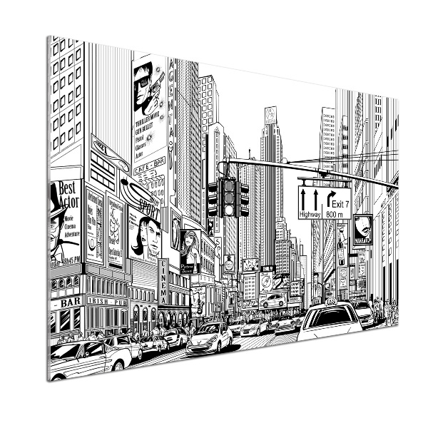 Panel para cocina Calles de Nueva York