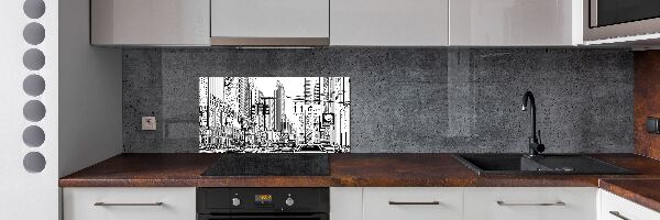 Panel para cocina Calles de Nueva York