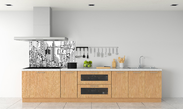Panel para cocina Calles de Nueva York