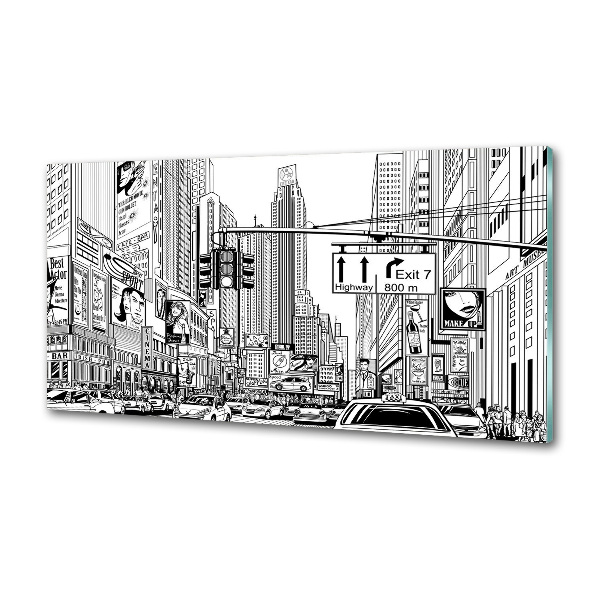 Panel do kuchni Ulice Nowego Jorku