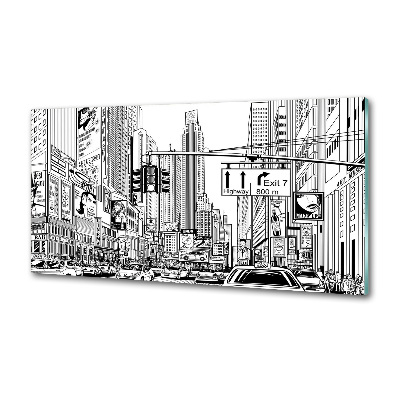 Panel para cocina Calles de Nueva York
