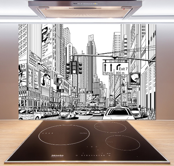 Panel para cocina Calles de Nueva York