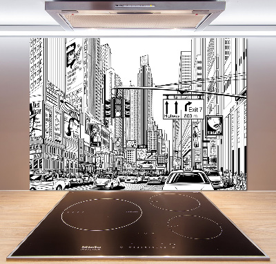Panel para cocina Calles de Nueva York