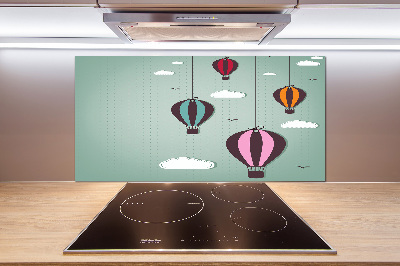 Panel para cocina Globos voladores