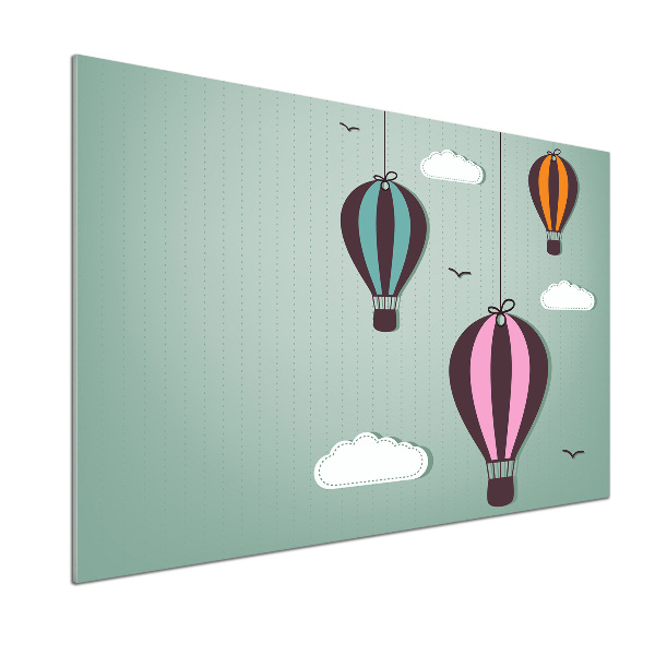 Panel para cocina Globos voladores