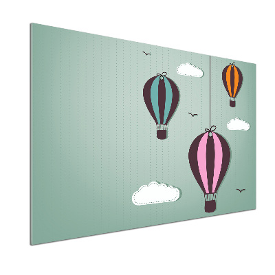 Panel para cocina Globos voladores