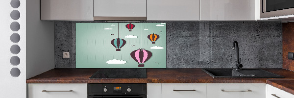 Panel para cocina Globos voladores