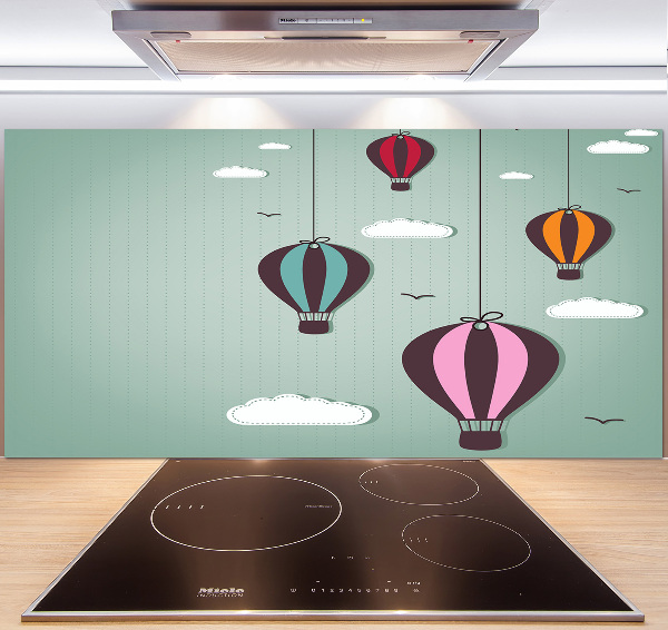 Panel para cocina Globos voladores