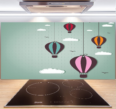 Panel para cocina Globos voladores