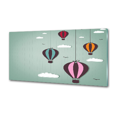 Panel para cocina Globos voladores