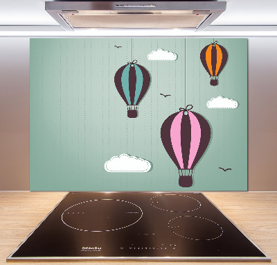 Panel para cocina Globos voladores