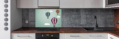 Panel para cocina Globos voladores