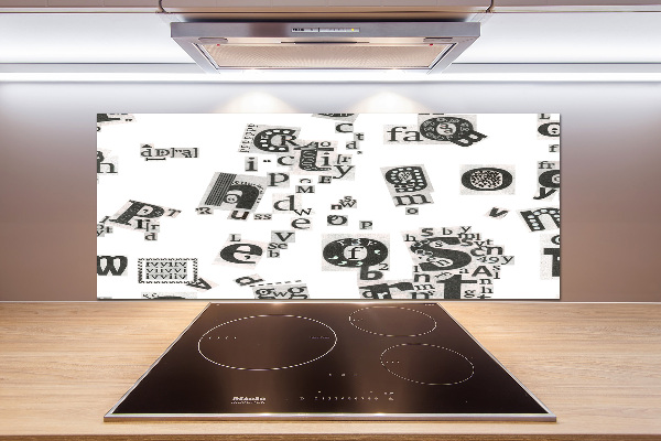 Salpicadero para cocina Cartas de un periódico