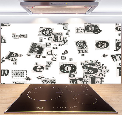 Salpicadero para cocina Cartas de un periódico