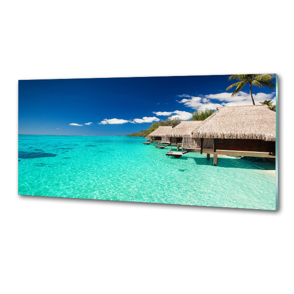 Panel de pared de cocina Bungalows sobre el agua