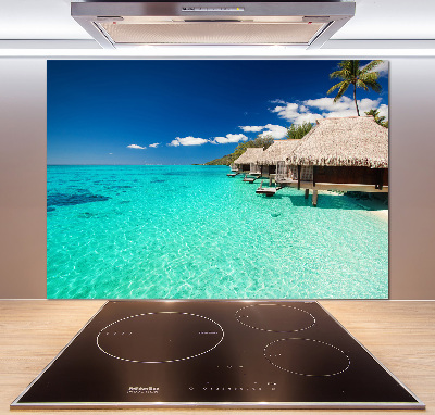 Panel de pared de cocina Bungalows sobre el agua