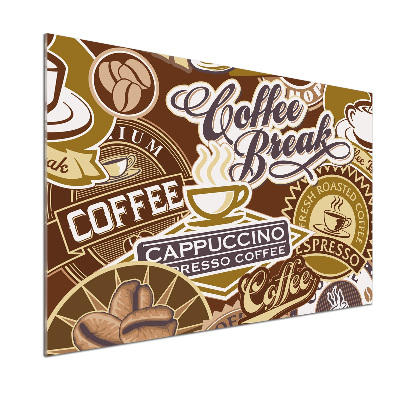 Panel między meble w kuchni Kawiarnia