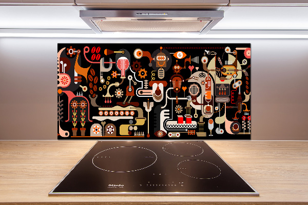 Panel para cocina Producción de café