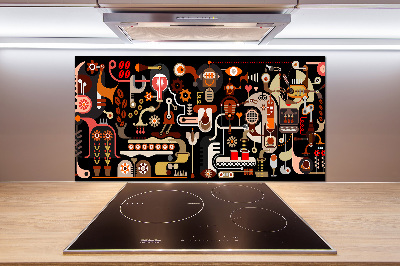 Panel para cocina Producción de café