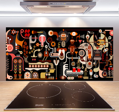 Panel para cocina Producción de café