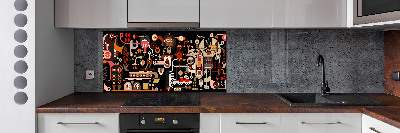 Panel para cocina Producción de café