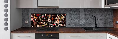 Panel para cocina Producción de café