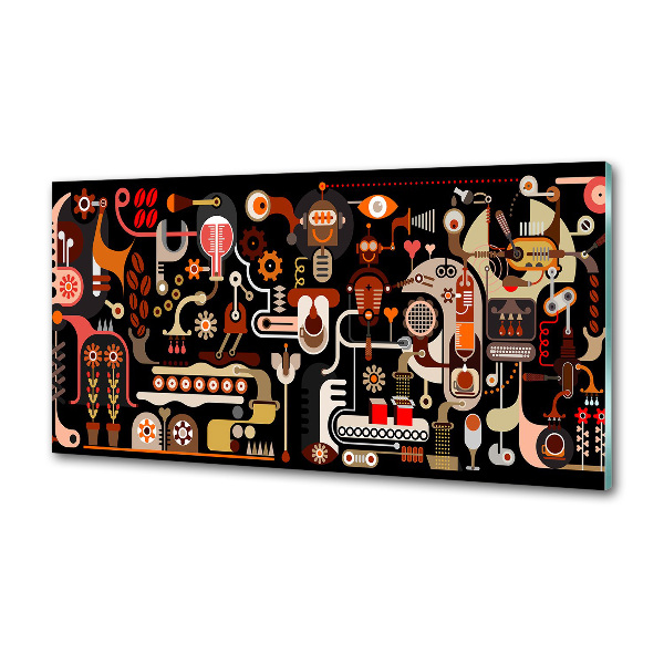 Panel para cocina Producción de café