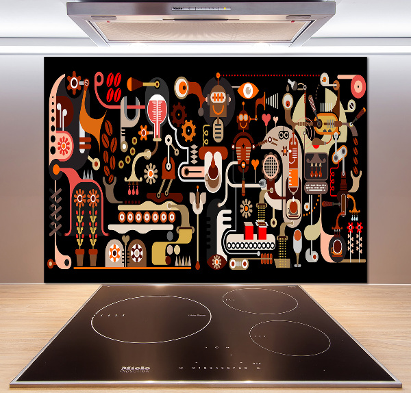 Panel para cocina Producción de café