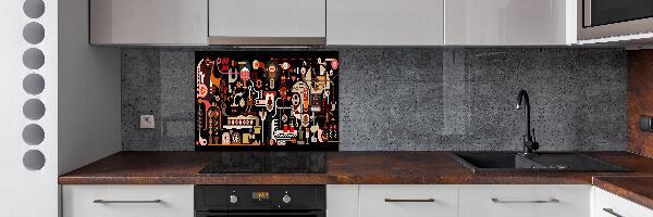 Panel para cocina Producción de café