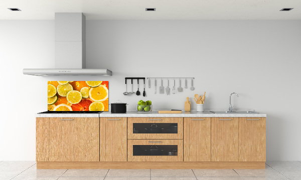Panel de pared de cocina Frutas cítricas