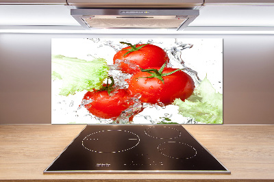 Salpicadero de cocina Tomates y lechuga