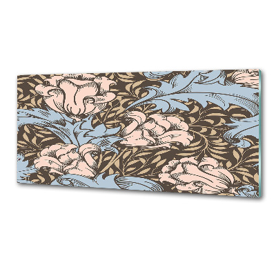 Salpicadero para cocina Patrón floral