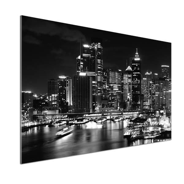 Panel dekor szkło Sydney nocą