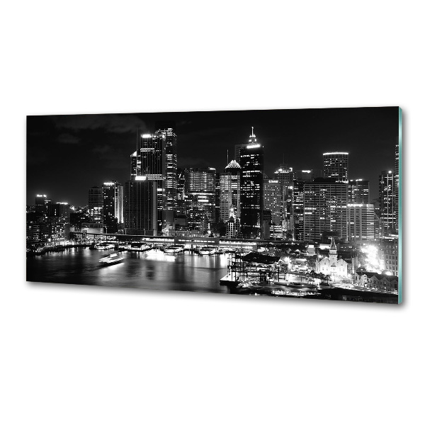 Panel dekor szkło Sydney nocą