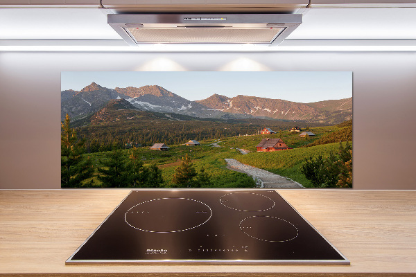 Panel antisalpicaduras Un claro en los montes Tatra