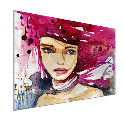 Salpicadero para cocina Mujer abstracta