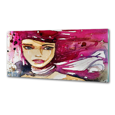 Salpicadero para cocina Mujer abstracta