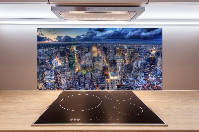 Salpicadero de cocina Vista aérea de Nueva York