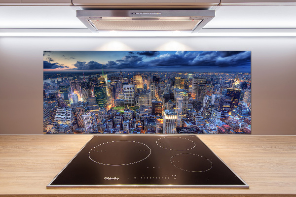 Panel lacobel Nowy Jork lot ptaka