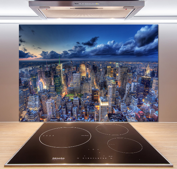 Panel lacobel Nowy Jork lot ptaka