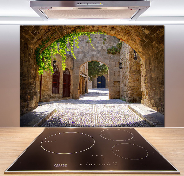 Panel antisalpicaduras Calles con encanto