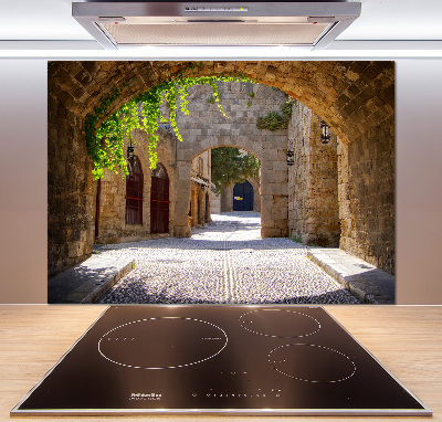 Panel antisalpicaduras Calles con encanto