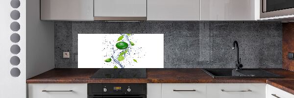 Panel de pared de cocina Limas y agua