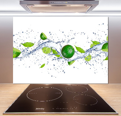 Panel de pared de cocina Limas y agua