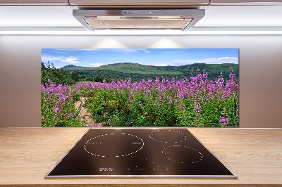 Panel antisalpicaduras Colinas verdes