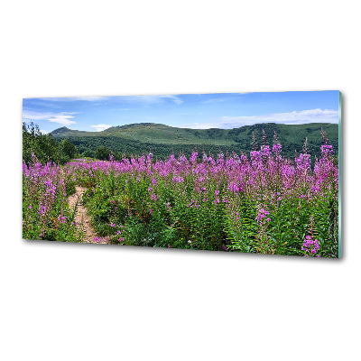 Panel antisalpicaduras Colinas verdes