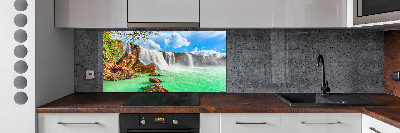 Panel szklany do kuchni Kaskada